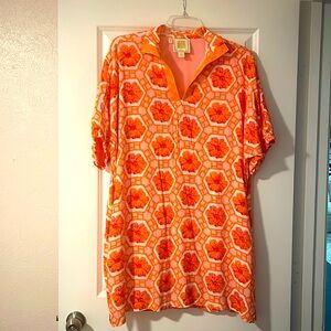 EMILY MCCARTHY poppy dress in floral crochet size L worn once